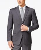 Tommy Hilfiger Jacket Grey Stripe Two-button Slim-fit