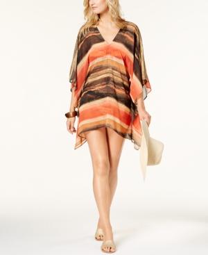 Carmen Marc Valvo Pacific Sunset Caftan Cover-up Women's Swimsuit