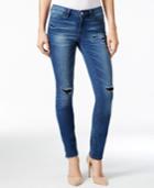 Calvin Klein Jeans Ripped Ivy Wash Ankle Skinny Jeans