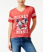 Freeze 24-7 Juniors' Disney Mickey & Minnie Graphic T-shirt