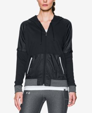 Under Armour French Terry Colorblocked Fleece Zip Hoodie