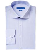 Vince Camuto Light Blue Diamond Dobby Stripe Dress Shirt