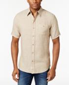 Weatherproof Vintage Men's Linen Short-sleeve Shirt
