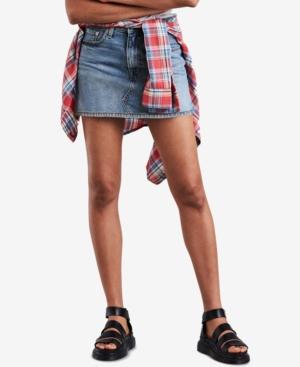 Levi's Cotton Denim Mini Skirt