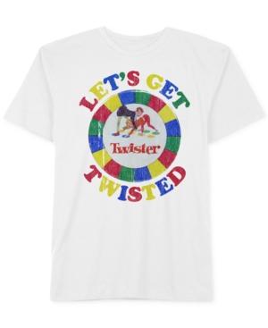 Hybrid Men's Twister Graphic-print Cotton T-shirt