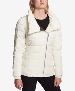 Dkny Sport Asymmetrical Packable Puffer Coat