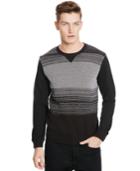 Kenneth Cole Reaction Jacquard Crew-neck Sweater