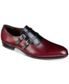 Mezlan Men's Medallion Toe Double Strap Center Gore Loafers Men's Shoes