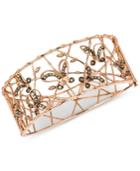 Le Vian Chocolatier Diamond Butterfly Openwork Bangle Bracelet (1-1/6 Ct. T.w.) In 14k Rose Gold