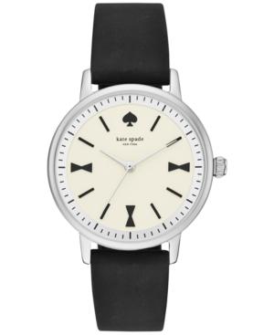 Kate Spade New York Women's Crosby Black Silicone Strap Watch 34mm 1yru0868
