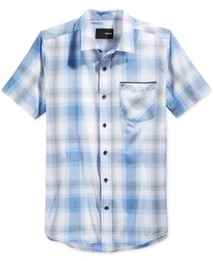 Hurley Men's Dri-fit Plaid Short-sleeve Shirt