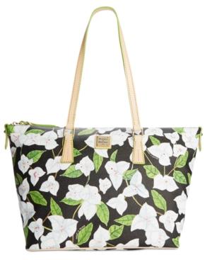 Dooney & Bourke Bougainvillea Zip Top Shopper