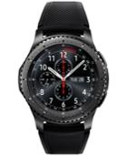 Samsung Gear S3 Frontier Smart Watch With 46mm Stainless Steel Case & Black Silicone Strap Sm-r760ndaaxar