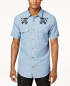 Inc International Concepts Men's Embroidered Shirt, Created For Macy's