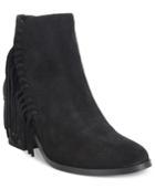 Kenneth Cole Reaction Rotini Fringe Ankle Booties Women's Shoes