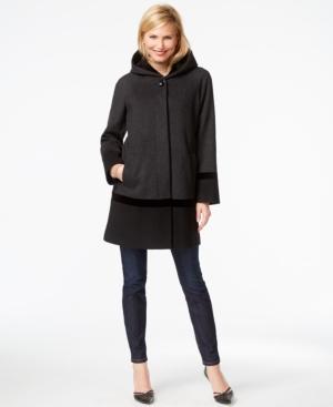 Forecaster Colorblocked Velvet-trim Walker Coat