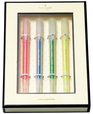 Kate Spade New York Assorted Highlighters (set Of 4)