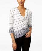 Inc International Concepts Draped Tulip-hem Top, Only At Macy's