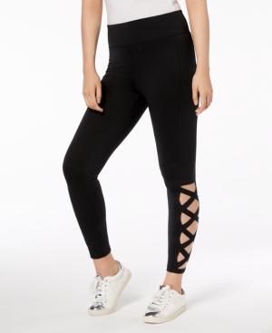Material Girl Juniors' Laddered Leggings, Created For Macy's