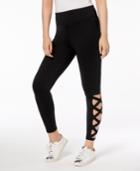 Material Girl Juniors' Laddered Leggings, Created For Macy's