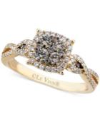 Le Vian Chocolate (3/8 Ct. T.w.) And White (1/3 Ct. T.w.) Diamond Braided Ring In 14k Gold