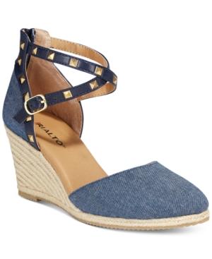 Rialto Campari Espadrille Wedge Sandals Women's Shoes