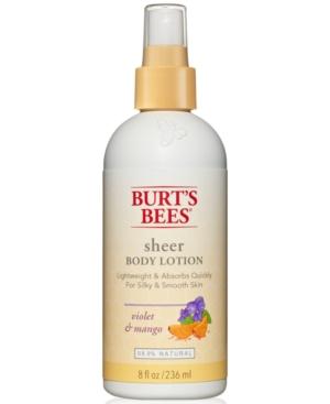 Burt's Bees Violet & Mango Sheer Body Lotion