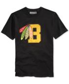 Black Pyramid Men's Feather Letter Applique T-shirt