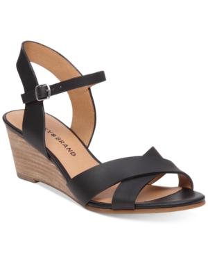 Lucky Brand Women's Jaidan Demi Wedge Sandals Women's Shoes