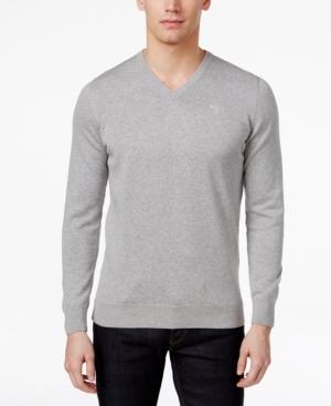 Barbour Men's V-neck Pima Cotton Sweater