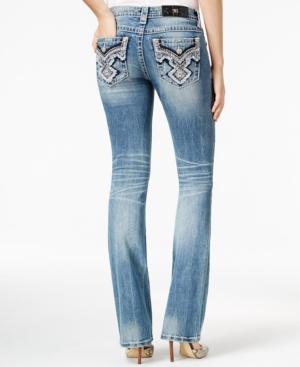 Miss Me Ripped Medium Blue Wash Bootcut Jeans