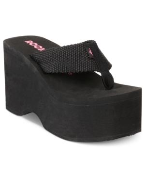Rocket Dog Big Top Platform Wedge Thong Sandals Women's Shoes