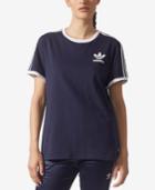 Adidas Originals Satin-back Three-stripes T-shirt