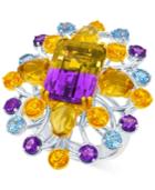 Lali Jewels Multi-stone Ring (16-1/2 Ct. T.w.) In 18k White Gold