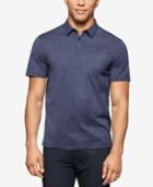 Calvin Klein Men's Slim-fit Chambray Polo