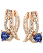 Le Vian Tanzanite (3/4 Ct. T.w.) And Diamond (3/4 Ct. T.w.) Earrings In 14k Rose Gold