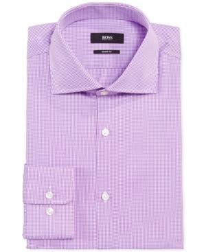 Boss Hugo Boss Sharp-fit Cross-stitched Dress Shirt