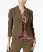 Kasper Petite Peak-collar Blazer