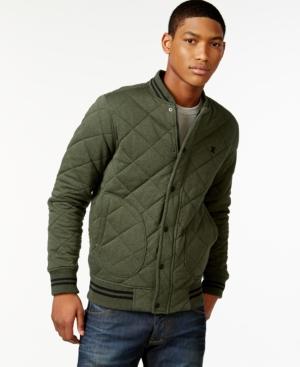 Hurley All City Rivermouth Quilted Baseball Jacket