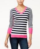 Pink Rose Juniors' Striped Sweater