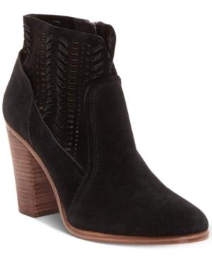 Vince Camuto Fenyia Woven Ankle Booties Women's Shoes