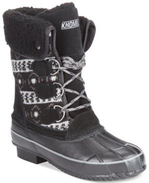 Khombu Maya Cold Weather Faux-fur Boots Women's Shoes