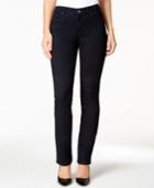 Charter Club Petite Lexington Rinse Wash Straight-leg Jeans, Only At Macy's