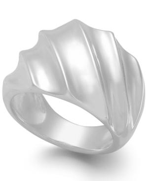 Giani Bernini Textured Wave Ring In Sterling Silver