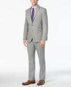 Kenneth Cole Reaction Men's Slim-fit Light Grey Suit