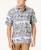 Quiksilver Men's Power Lounge 2 Palm Tree-print Shirt