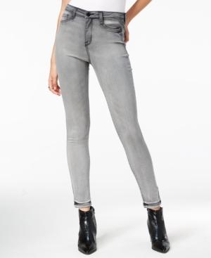 William Rast Sculpted High-rise Gray Wash Skinny Jeans
