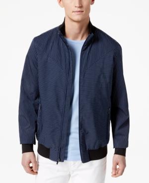 Calvin Klein Men's Insignia Stripe Full-zip Jacket