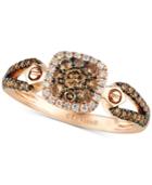 Le Vian Chocolatier Diamond Ring (5/8 Ct. T.w.) In 14k Rose Gold