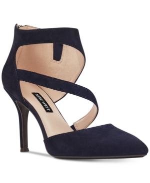 Nine West Forty Asymmetrical Strappy Pumps Women's Shoes